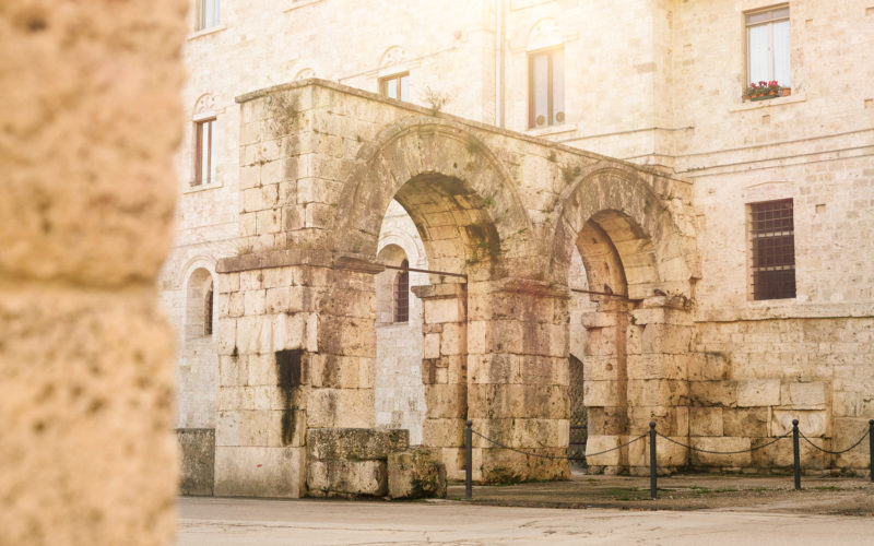Roman and medieval precious remains in Ascoli Piceno: Porta Romana