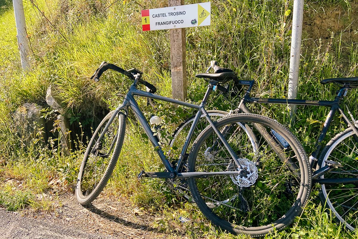 Percorsi verso Castel Trosino e Frangifuoco da fare in bicicletta nei dintorni di Ascoli
